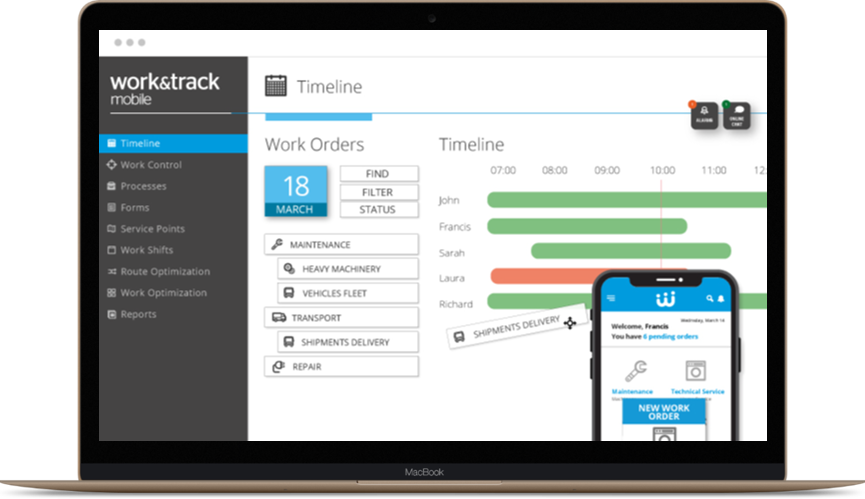 Field Service and Workflow Management System