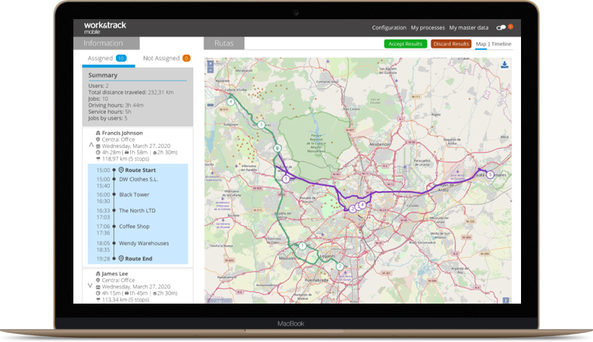 Sistema Optimizador de Rutas